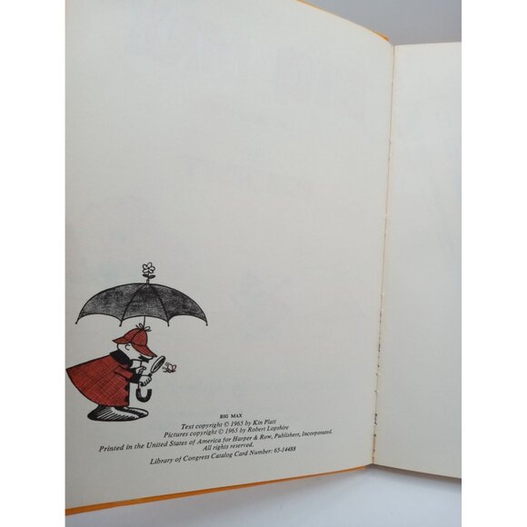 Big Max Worlds Greatest Detective Vintage Childrens Hardcover Book Kin Platt - Picture 9 of 16